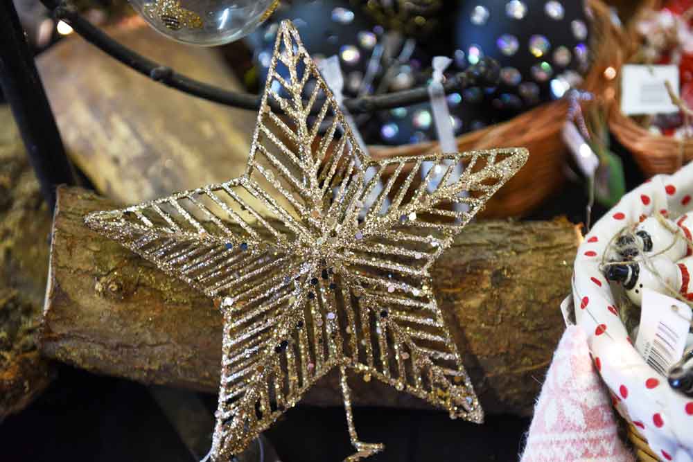 A Christmas decoration from Langford Lakes festive shop